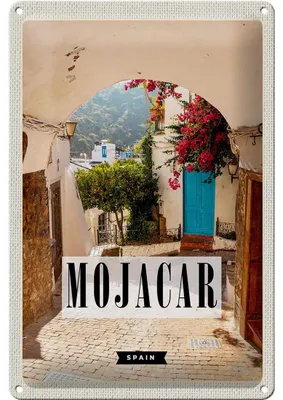 Produktbild von Blechschild Reise 20x30cm Mojacar Spain Spanien Urlaub