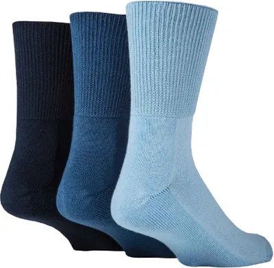 Produktbild von IOMI - 3er Pack Herren und Damen Bambus Socken Ohne Gummi | Diabetikersocken