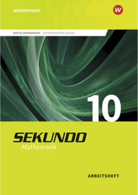 Produktbild von Sekundo 10. Arbeitsheft mit Lösungen. Berlin und Brandenburg