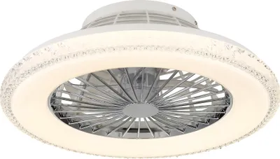 Produktbild von Globo Lighting Deckenventilator Metall verchromt, LED