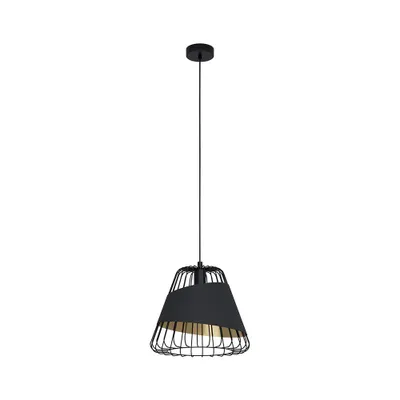 Immagine prodotto di Eglo 49446 AUSTELL E27 lampada a sospensione Ø360mm oro nero
