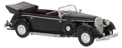Produktbild von Brekina PKW Mercedes-Benz 770K offen, schwarz 21058
