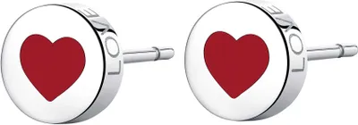 Produktbild von Matching steel earrings with a heart Click SCK52