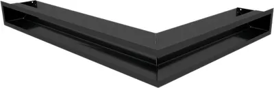Immagine prodotto di Griglia di ventilazione angolare LUFT sinistra 76,6x54,7x9 nero Slim