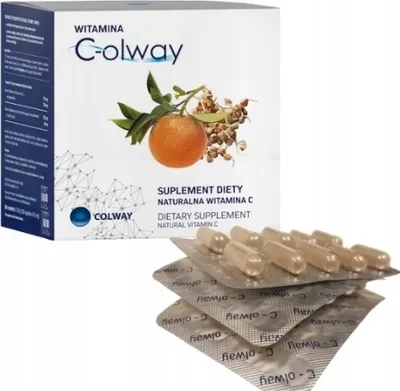 Zdjęcie produktu dla Niesamowita Witamina C-Olway: Bioorganiczne 100 Szt. - Zdobądź Ładną Skórę Już Teraz! Colway