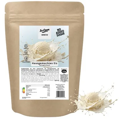 Produktbild von Sansei Eispulver Sahnegeschmack Ohne Zuckerzusatz 320 g