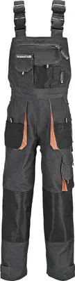Produktbild von terratrend Job Bekleidung Latzhose grau Größe