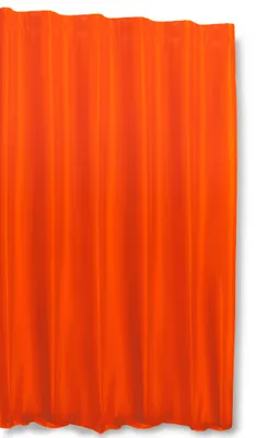 Produktbild von Thermo Vorhang orange Kräuselband Polar Fleece blickdicht extra breit 245x245 cm