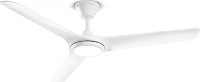 Zdjęcie produktu dla Wentylator sufitowy Perenz 7194 B CT biały z oświetleniem - Ø 142 cm, 3 łopatki, 9 prędkości, silnik prądu stałego 25 W, cichy