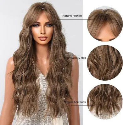 Produktbild von Famanu Damenperücke Synthetische Haarfasern - Hitzebeständig
