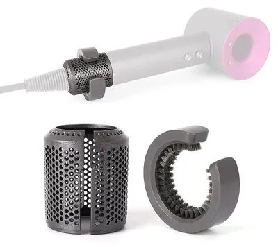 Image de INF Filtre de Remplacement pour Sèche-Cheveux Dyson + Brosse de Nettoyage Gris