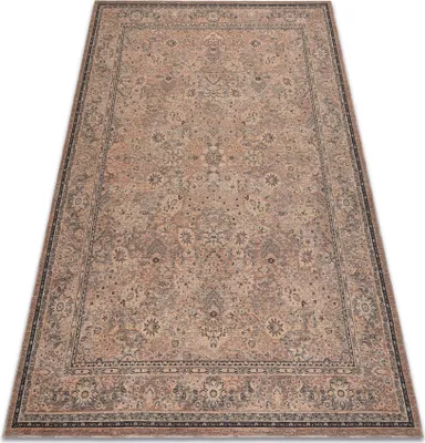 Produktbild von Wollteppich ANTIGUA 518 74 JF300 OSTA - Blumen, Rahmen, flach gewebt Beige beige 200x300 cm