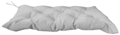Image de Coussin de siège imperméable, pour intérieur et extérieur - 100x50 cm - Gris clair