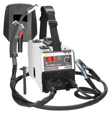 Immagine prodotto di Saldatrice - Saldatrice elettrica - Saldatrice MIG/MMA - Saldatrice inverter DC IGBT - Senza gas - Saldatrice ad arco