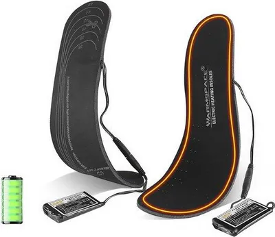 Immagine prodotto di Solette elettriche con caricatore USB - Adatte alle taglie 36-46