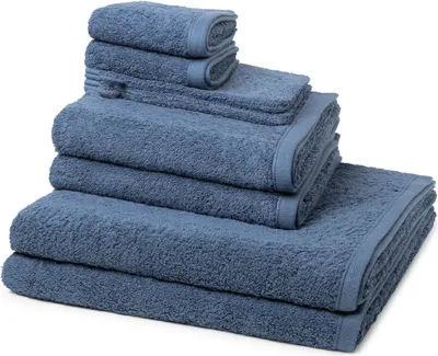 Produktbild von Ross Vita 2 X Wasch- 2 X Gäste- 2 X Dusch- 2 X Handtuch im Set Walkfrottee aus Baumwolle 520 g/m², Flauschig weich saugstark und pflegeleicht, Gewebte Bordüre mit Logo Stickerei