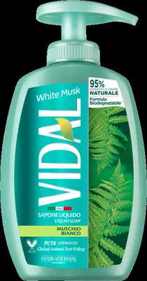 Produktbild von VIDAL Flüssigseife - wild musk Weißer Moschus 300 ml