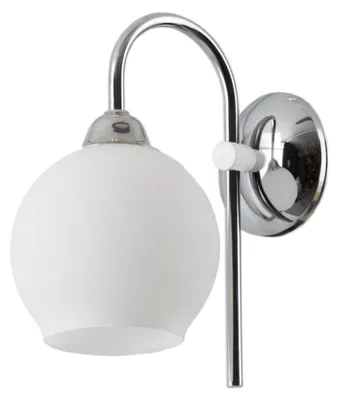 Immagine prodotto di Applique AXEL cromata bianca 1xE27x20W vetro, dimensioni: 28x15x23 cm, IP20 Jupiter