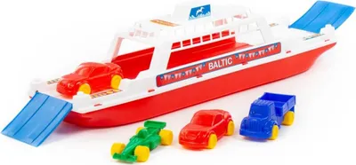 Produktbild von Fähre mit 4 Autos, Boot für Kinder