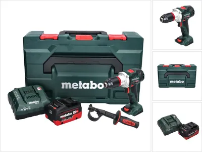 Produktbild von Metabo BS 18 LTX BL I Akku Bohrschrauber 18 V 130 Nm + 1x Akku 5,5 Ah + Ladegerät + metaBOX