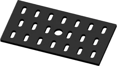 Produktbild von Eckiger Kaminrost/Ascherost 370 x 185 x 10 mm für Leda Kaminöfen