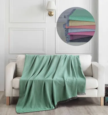 Produktbild von L'Essentiel Linge de Maison, Elite- DCH1929, Grün, Hussen, 100% BAUMWOLLE