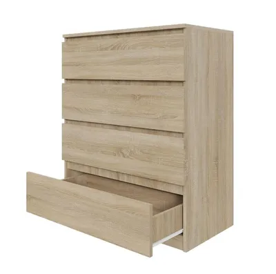 Produktbild von Kommode Aven Sonoma-Eiche, 4 Schubladen, für Schlafzimmer, 97x80x40cm
