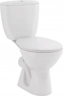 Produktbild von Kompaktes Toilettenset weiß mit Sitz KASKADA 3/6 L