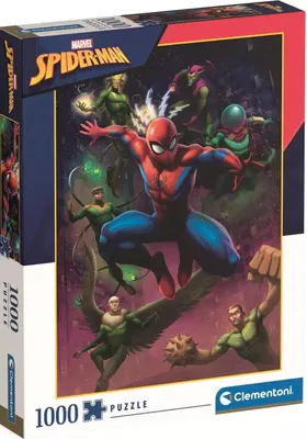 Produktbild von Clementoni Jigsaw Puzzle Marvel Spiderman, 1000st.