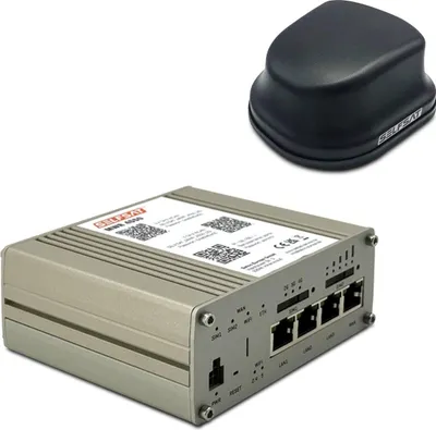 Produktbild von SELFSAT MWR 4550 ( 4G / LTE & WLAN Internet Router bis 300 Mbps inkl. 4G / 5G ready Dachantenne )