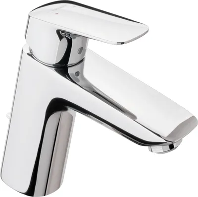 Produktbild von Hansgrohe Waschtischarmatur Logis 100, 7110000, Einhebelmischer für Waschtisch mit Keramikkartusche, Temperaturbegrenzung, Chrom, 09696 6