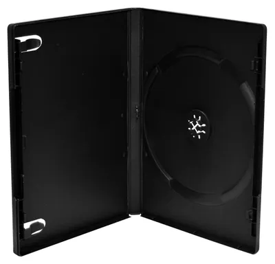 Produktbild von MediaRange BOX11-M, DVD-Hülle, 1 Disks, Schwarz, Kunststoff, RoHS, 1 Stück(e)