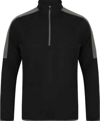 Obrázok produktu pre Finden & Hales Pánsky vrchný diel s kontrastným zipsom PC3508 (M) (Black/Metal Grey)