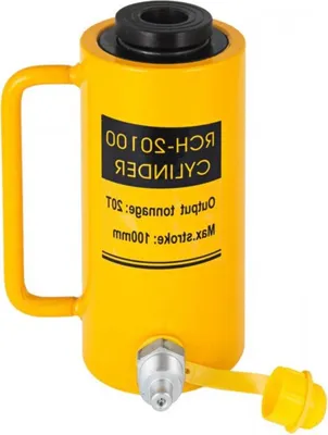 Obrázok produktu pre Hydraulický valcový žeriav - 20 ton - dutý piest - priemyselný valec - zdvih 100 mm