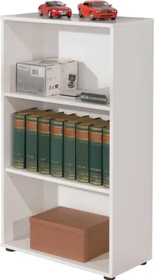 Produktbild von Inter Link Bücherregal Arco 3 Fächer weiss