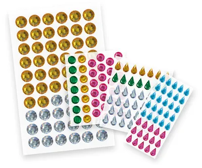 Produktbild von Janod Große Strasssteine Golden  Golden One Size