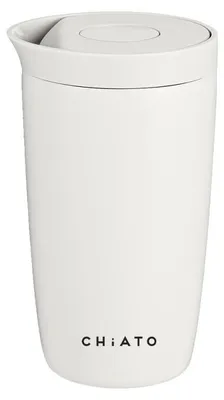 Produktbild von CHiATO Home dailySIP Milk White Thermobecher, 350 ml - Weiß