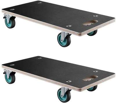 Image de Plateau à roulettes compact pour déplacer efficacement des meubles lourds