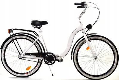 Zdjęcie produktu dla Rower Dallas Składak Alu 26" 3spd - biały z czarnym