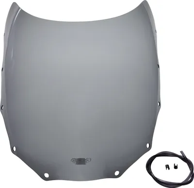 Zdjęcie produktu dla Szyba przednia MRA spoiler przedni S dymny szary z ABE dla Kawasaki ZXR 750 R