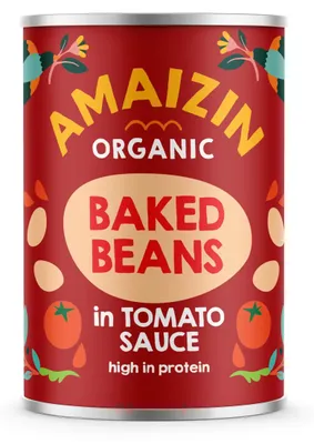 Productafbeelding van Amaizin Witte Bonen In Tomatensaus  (400 gr)