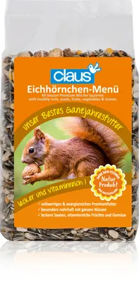 Zdjęcie produktu dla Claus Squirrel Menue pokarm dla wiewiórek 700g