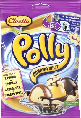 Produktbild von Cloetta Polly Banana Split 350g