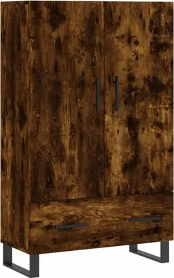 Zdjęcie produktu dla vidaXL Highboard dąb wędzony 69,5x31x115 cm materiał drewnopochodny