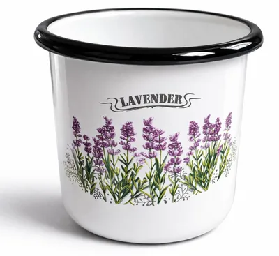 Produktbild von Tasse emailliert "Lavender"", 0,4 L