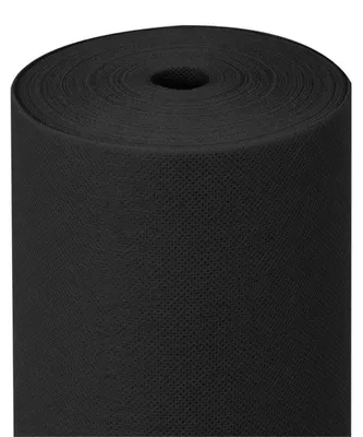 Tischdecke Spunbond, 1,2 x 50,4 m, schwarz, PP
