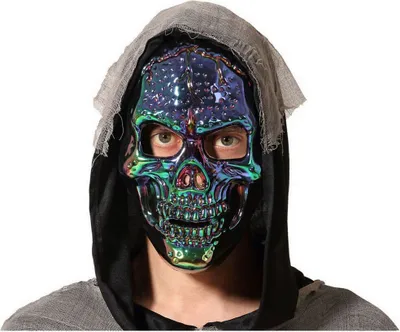 Immagine prodotto di Maschera Halloween teschio metallico