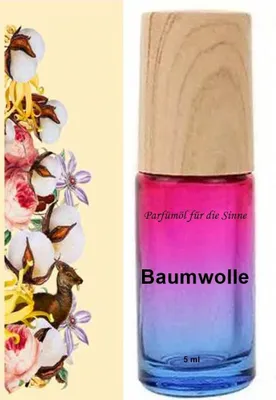 Produktbild von GKA Parfüm Roll-On gefüllt mit reinem Parfümöl Baumwolle Parfüm Roller RollOn Duftroller Parfümroller