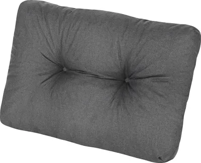 Produktbild von Pillows24 - Palettenkissen wasser- und UV-beständig - Seitenkissen | Polster für Europaletten 120x80 - Palettenmöbel - Outdoor/Indoor, Graphit