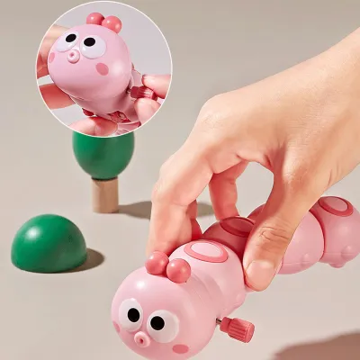 Obrázek produktu pro Hračka pro batolata, vzdělávací, roztomilá houpačka se zvířátky z kresleného filmu, natahovací, pro interakci mezi rodiči a dětmi, fialová